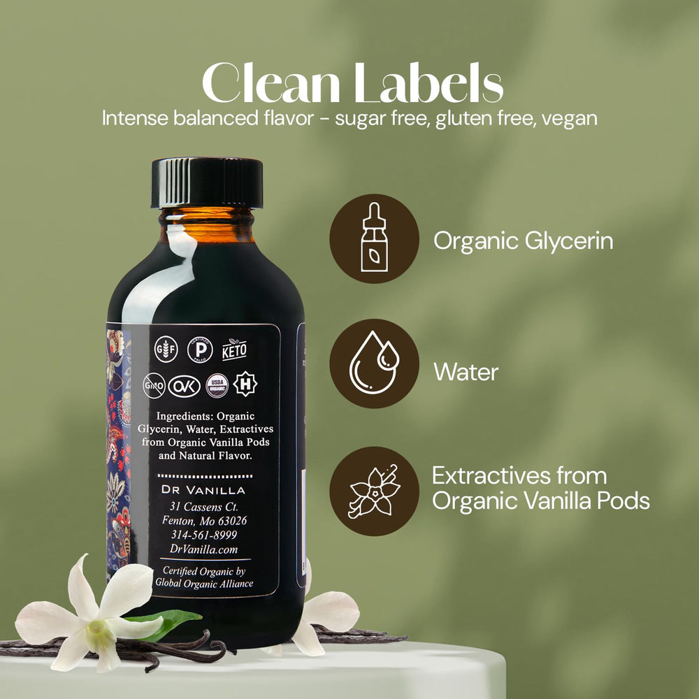 DOCTOR VANILLA ARTISANAL baking-vanilla cookies-scene highlights heat-stable flavor.