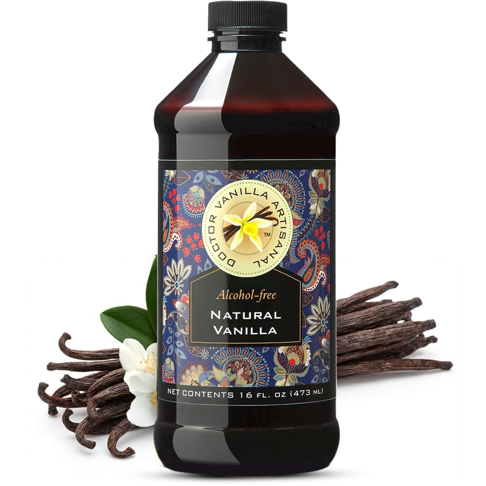 Doctor Vanilla Artisanal vanilla bottle with rich aroma for baking