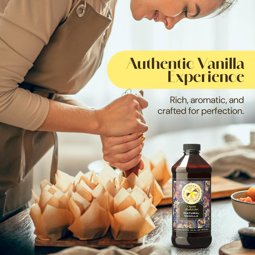 Doctor Vanilla Artisan vanilla coffee-tea-usage suits beverages with creamy vanilla notes