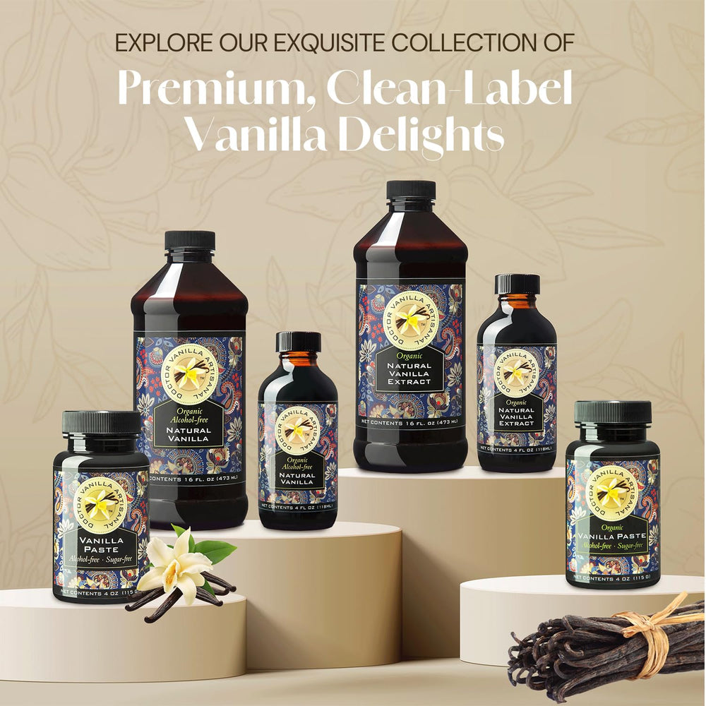 Doctor Vanilla Artisan vanilla desserts-creme-brulee adds aromatic sweetness to treats