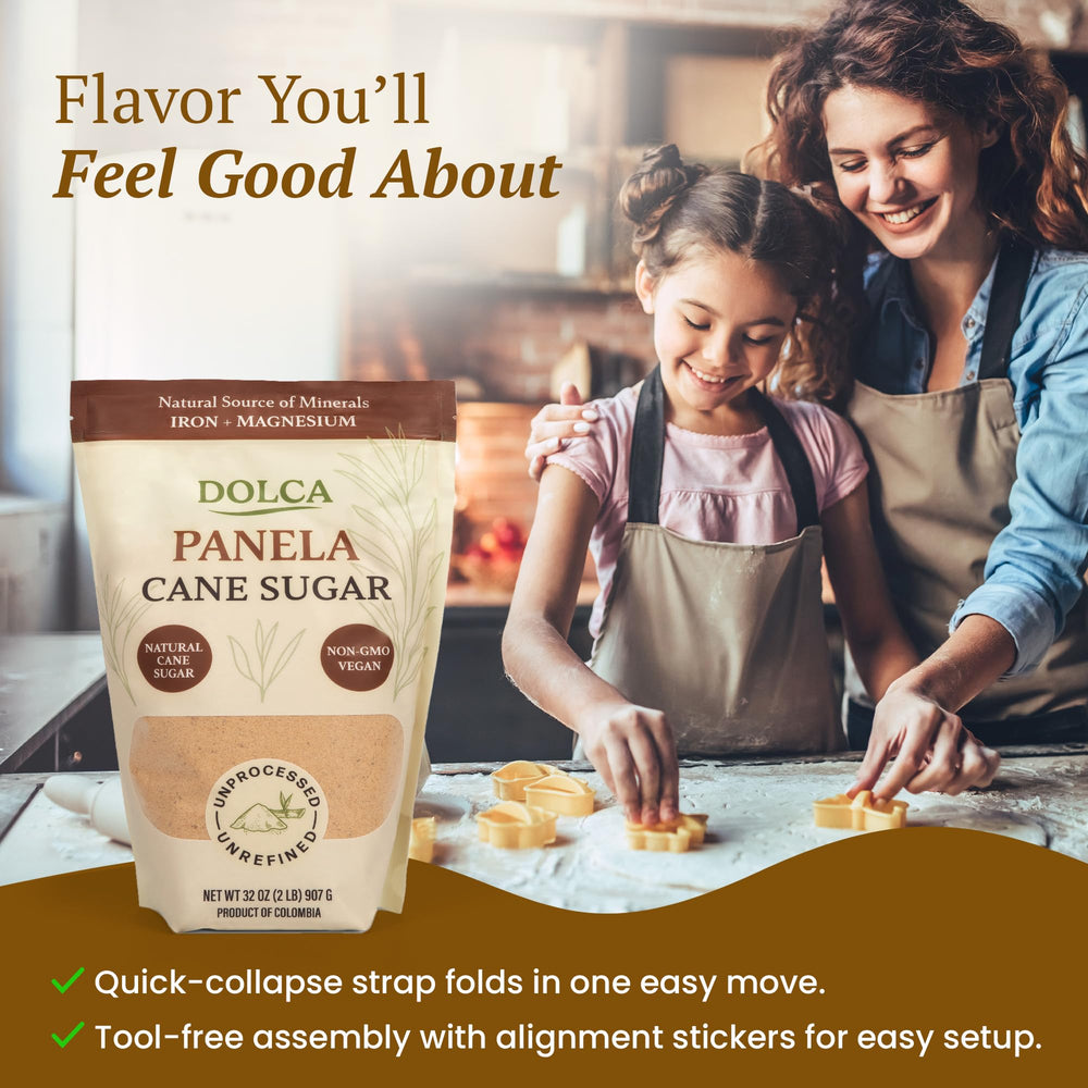 Dolca Panela sugar in coffee cup delivers warm, café-style sweetness.