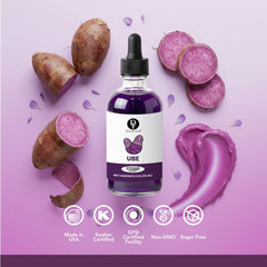 Dolce Flav Alcohol-free Ube Syrup offers a sugar-free twist for cocktails.