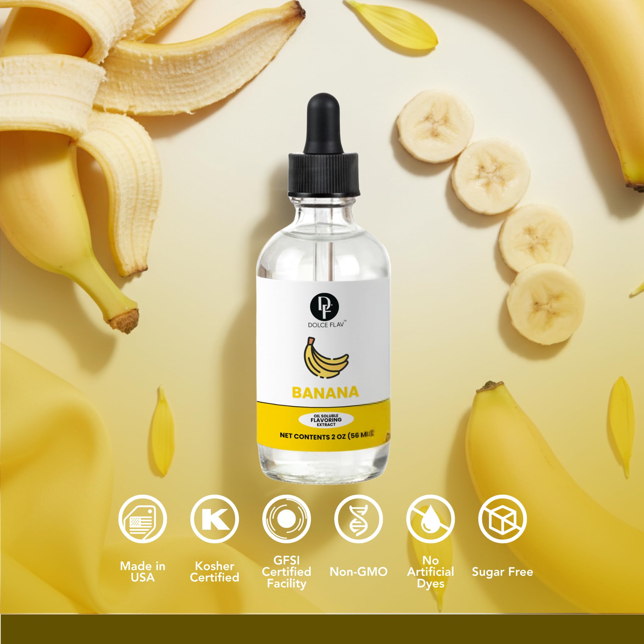 Dolce Flav banana extract boosts oatmeal flavor for mornings