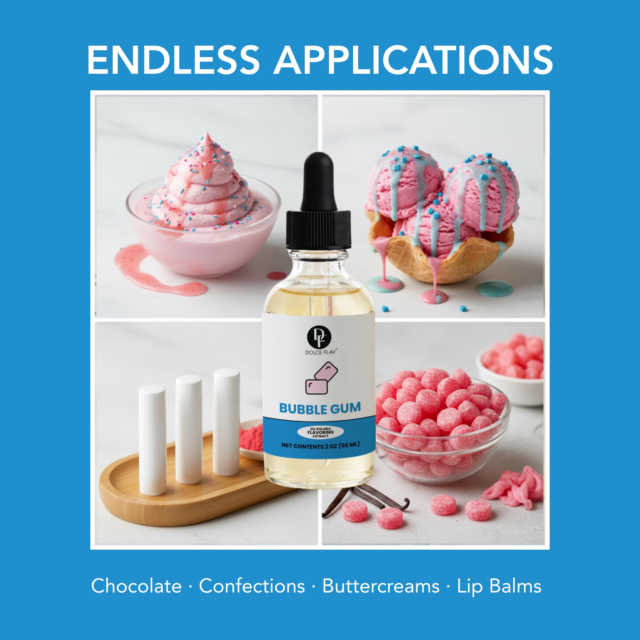 Dolce Flav cookies and cupcakes flavored with bubble gum