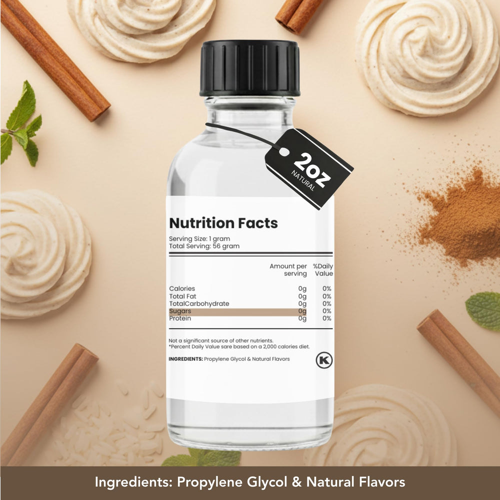 Dolce Flav horchata extract dissolves easily in liquids for smooth mixing