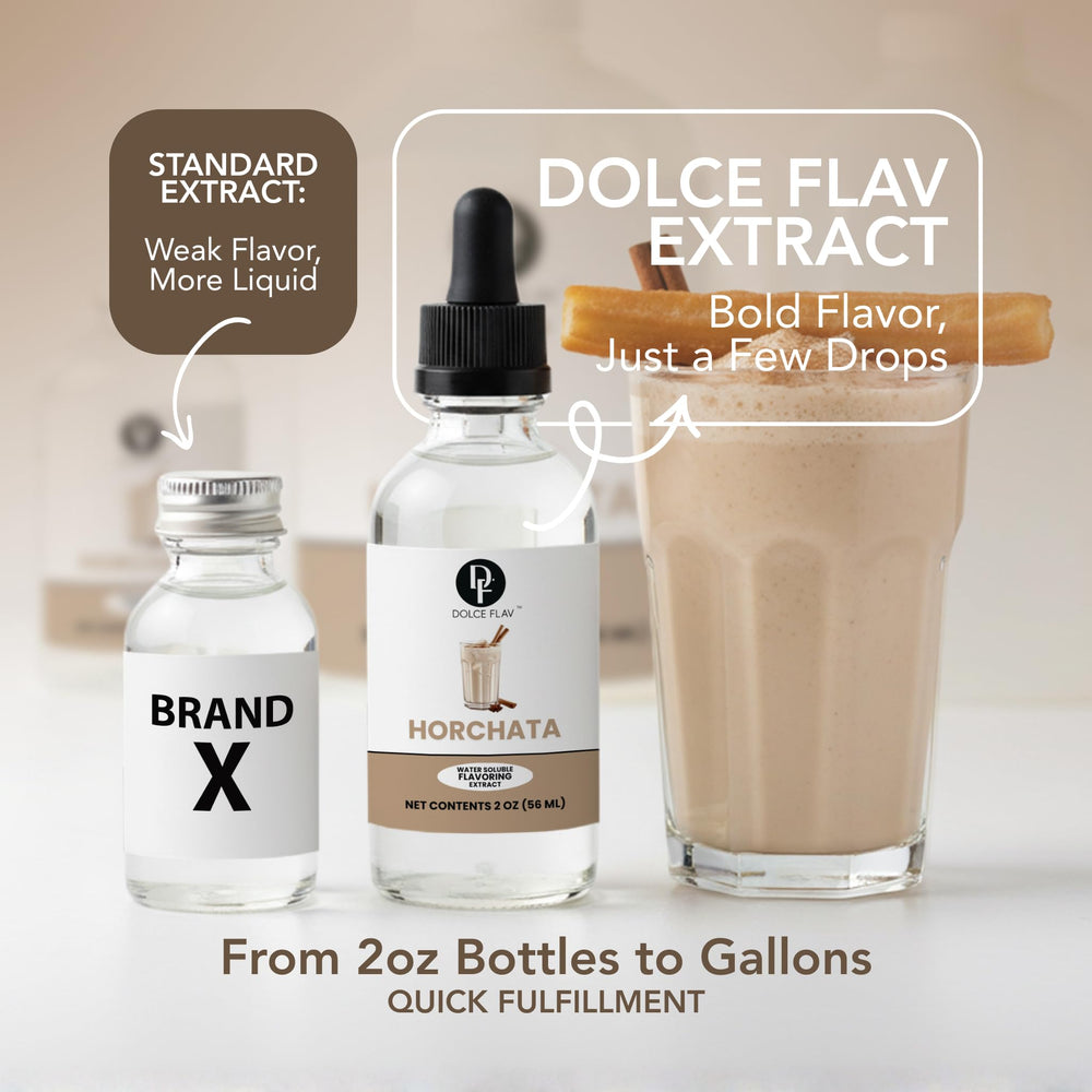 Dolce Flav horchata extract flavors frosting with horchata aroma