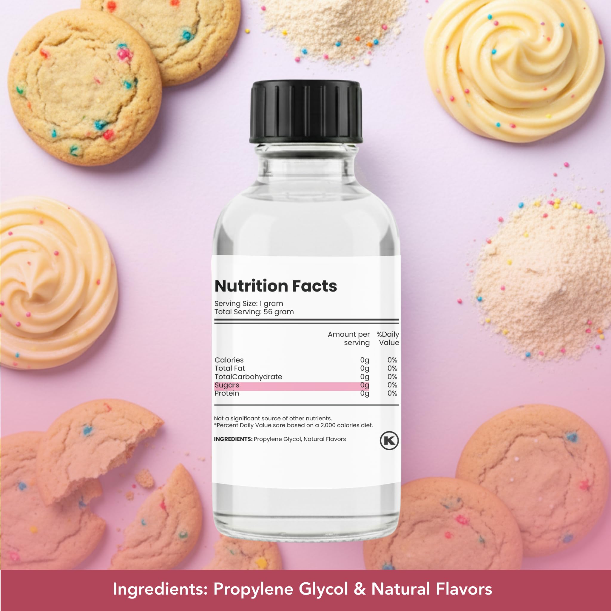 Dolce Flav ice cream base with cake batter flavor for homemade treats.