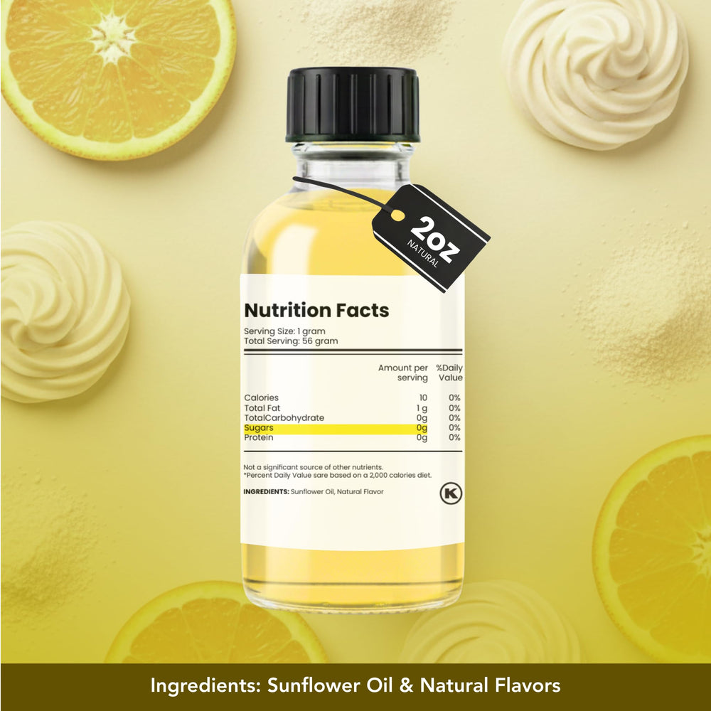 Dolce Flav lemon concentrate in dessert dough for lively flavor