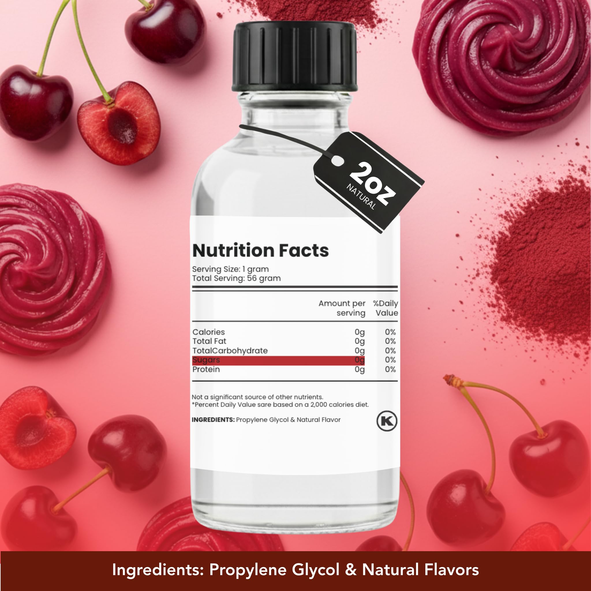 Dolce Flav cherry flavor enhancing sodas and lemonades.