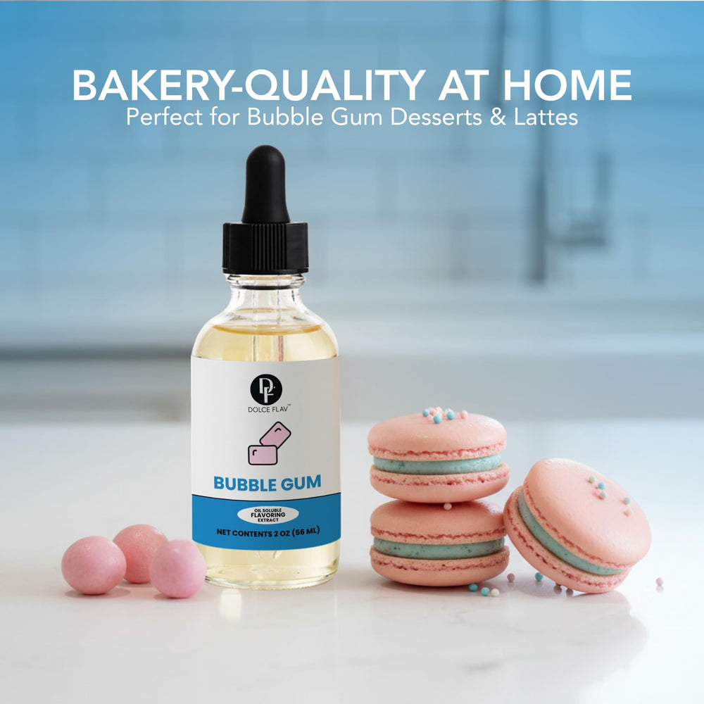 Dolce Flav lip balm base infused with bubble gum