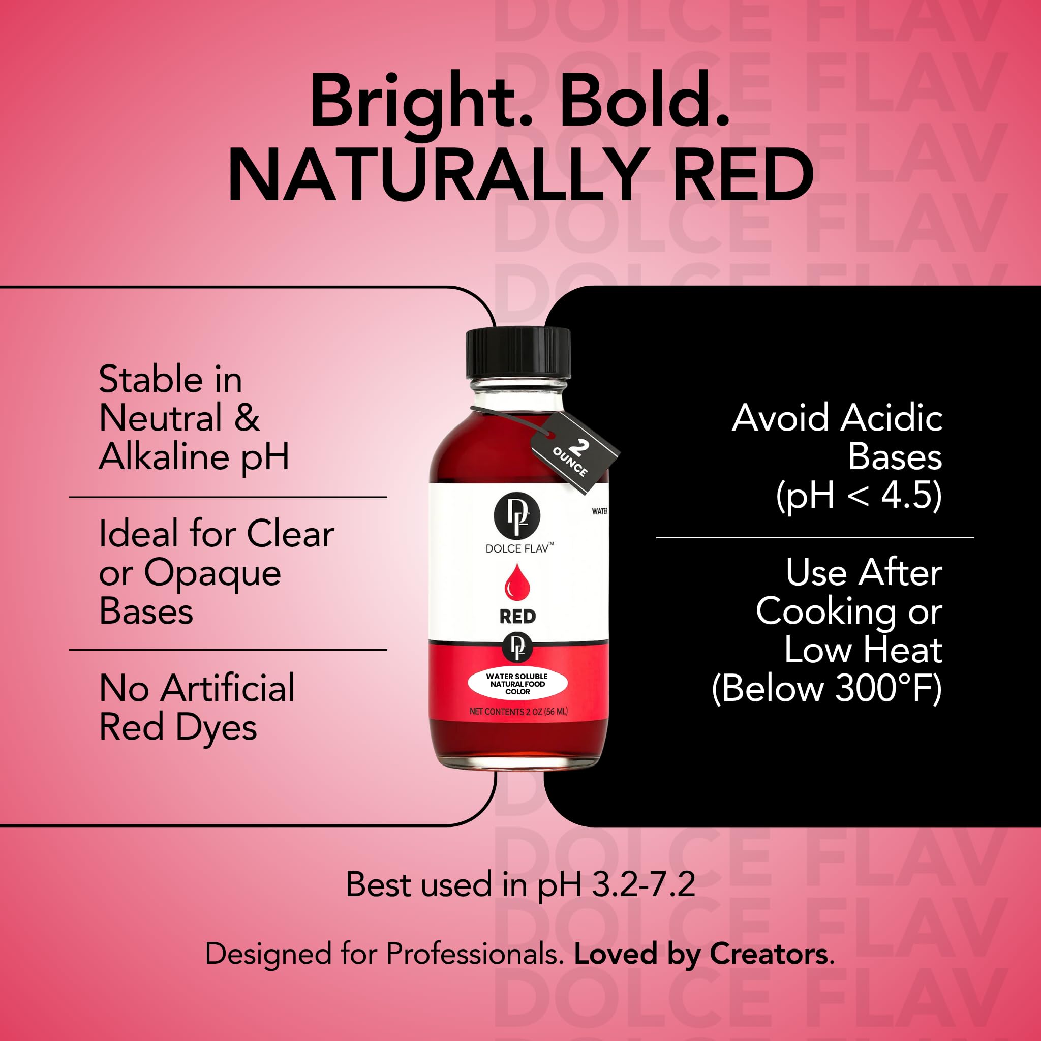 Dolce Flav 2 oz bottle from California facility for professional kitchens.