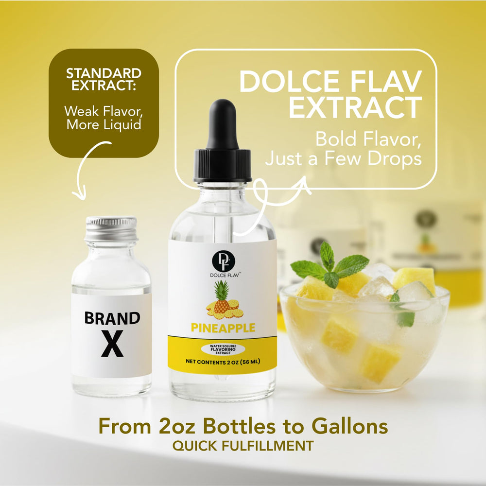 Dolce Flav label indicates USA-made production and kosher status