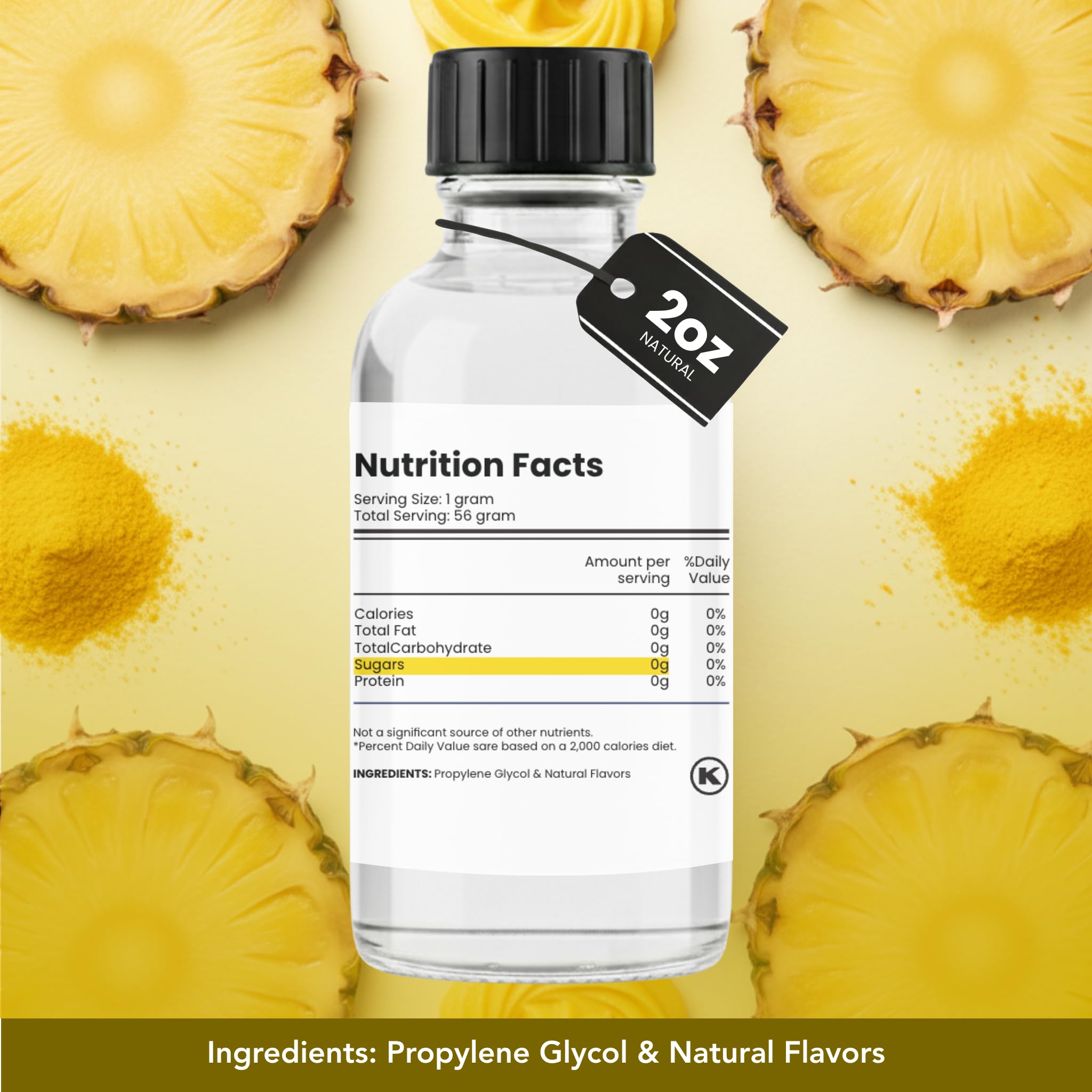 Dolce Flav pineapple flavor drops dispense easily into drinks