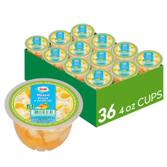 Dole Mixed Fruit in 100% Juice bowl, ready for a quick, healthy snack.