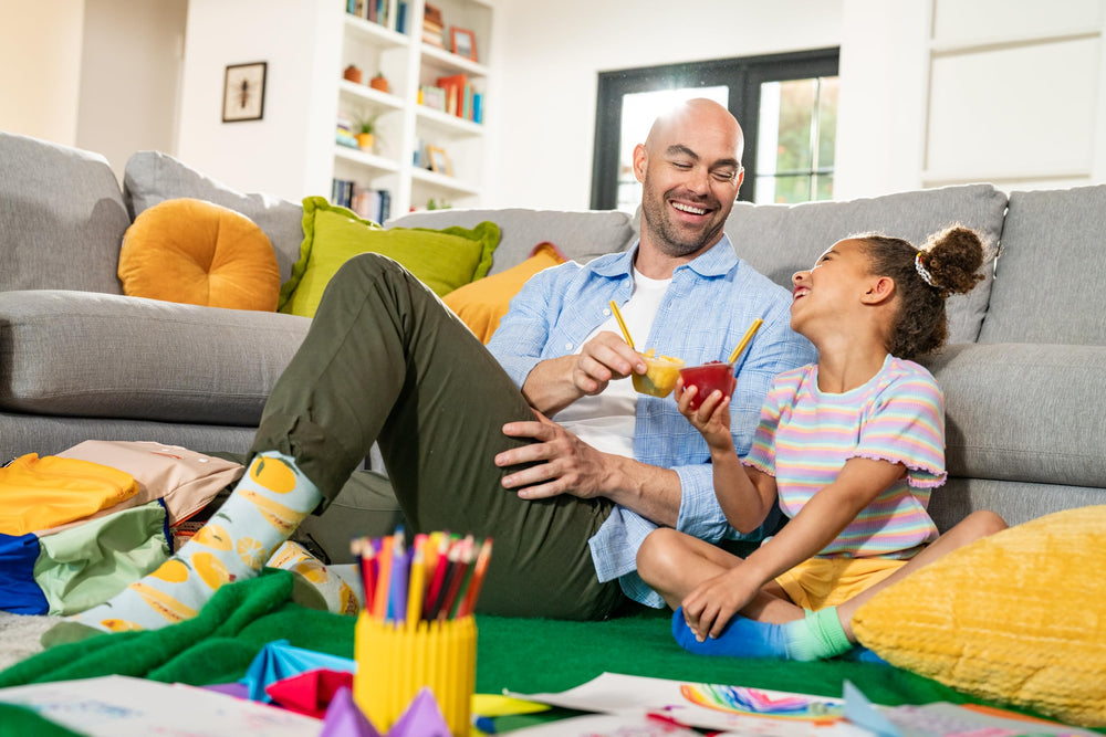 Dole mixed-fruit cup with black-cherry gel, no gelatin, family-friendly.