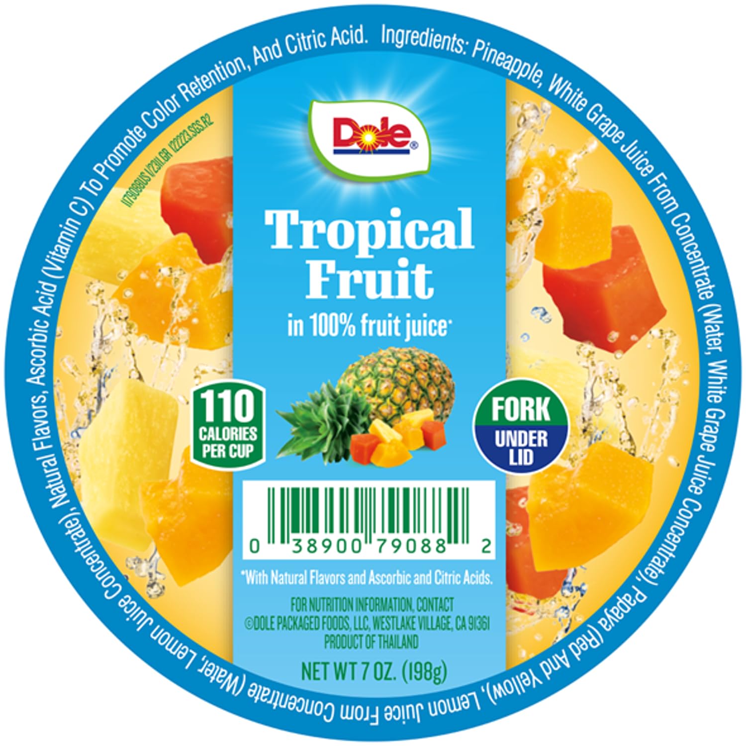 Dole Fruit Bowls in office break room, quick healthy snack option