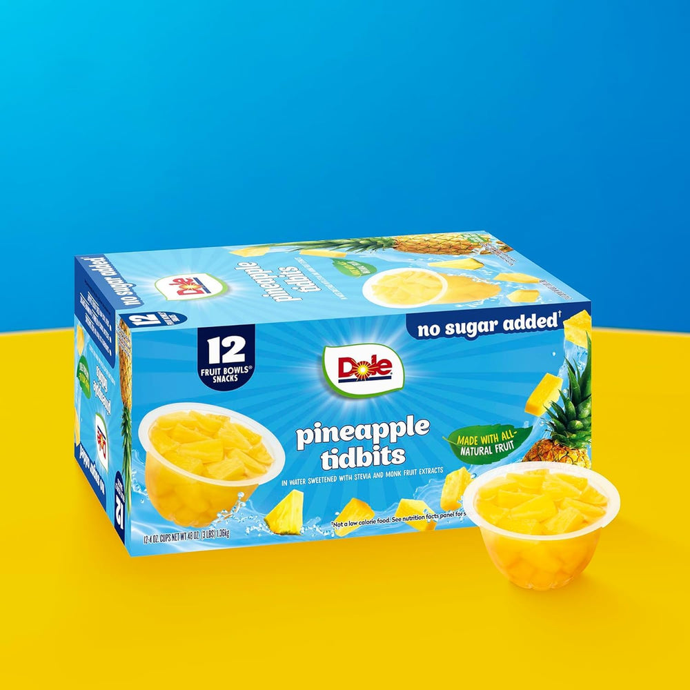 Dole Fruit Bowls refrigerated display, ideal for chilled snacking.