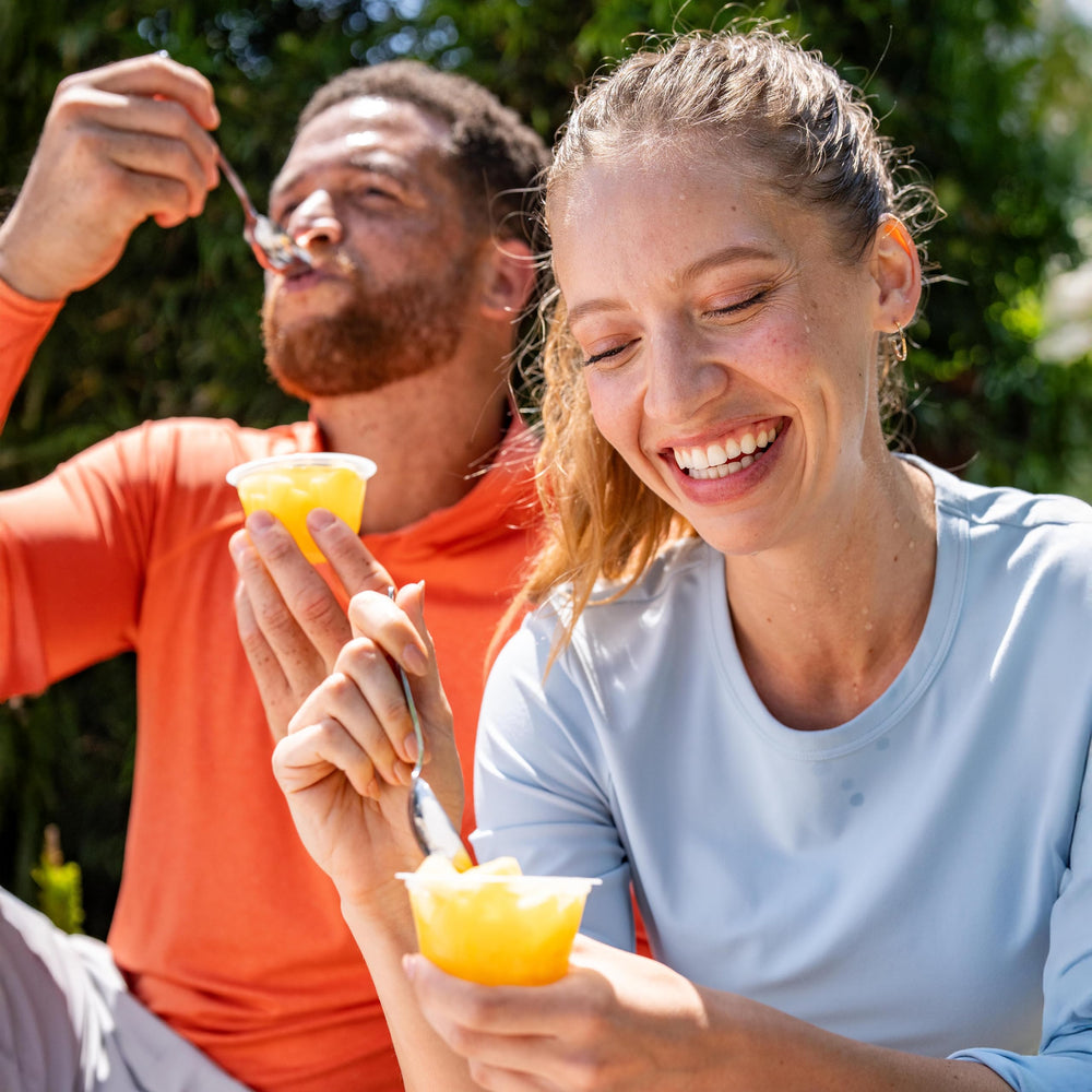 Dole Pineapple Tidbits serving idea for family breakfasts or after-school snacks.