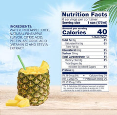Dole Light Pineapple Juice pour highlights tropical flavor ideal for smoothies.
