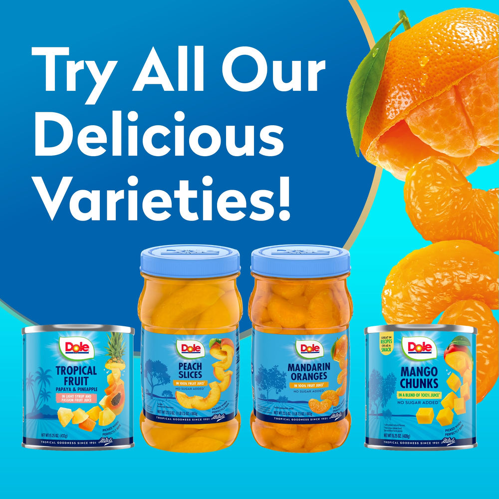 Dole mandarins in a salad bowl illustrating meal versatility.