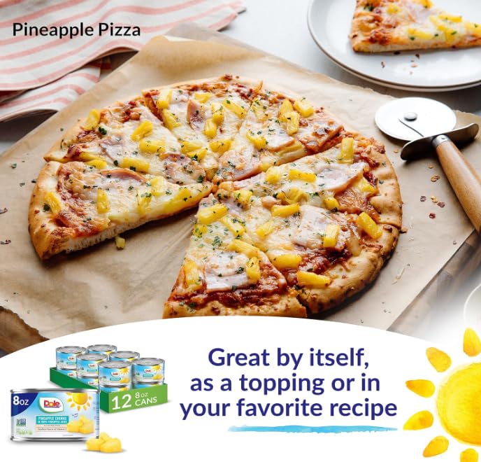Dole pineapple chunks stored in pantry for ready snack anytime.