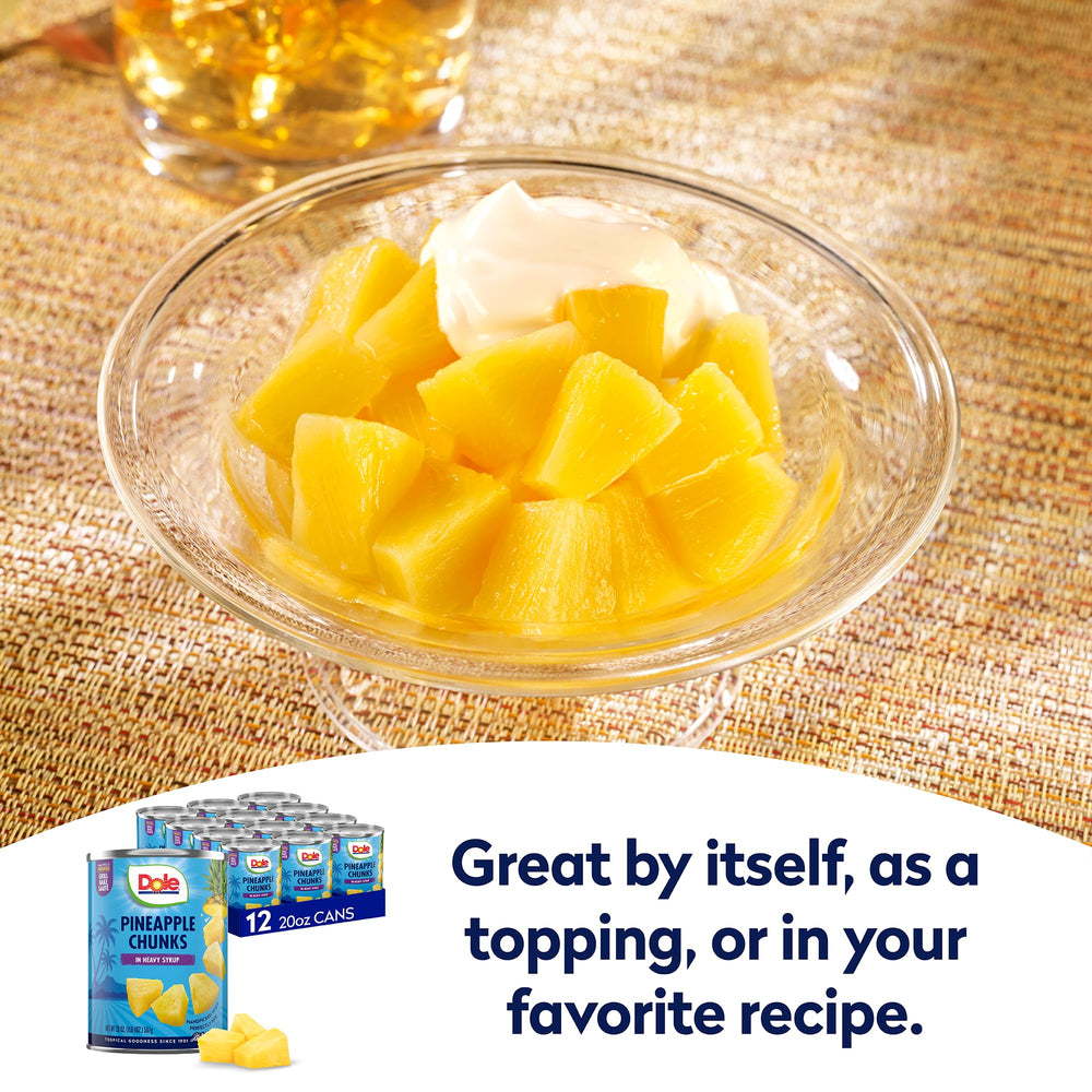 Dole Pineapple Chunks on skewers for easy snack ideas