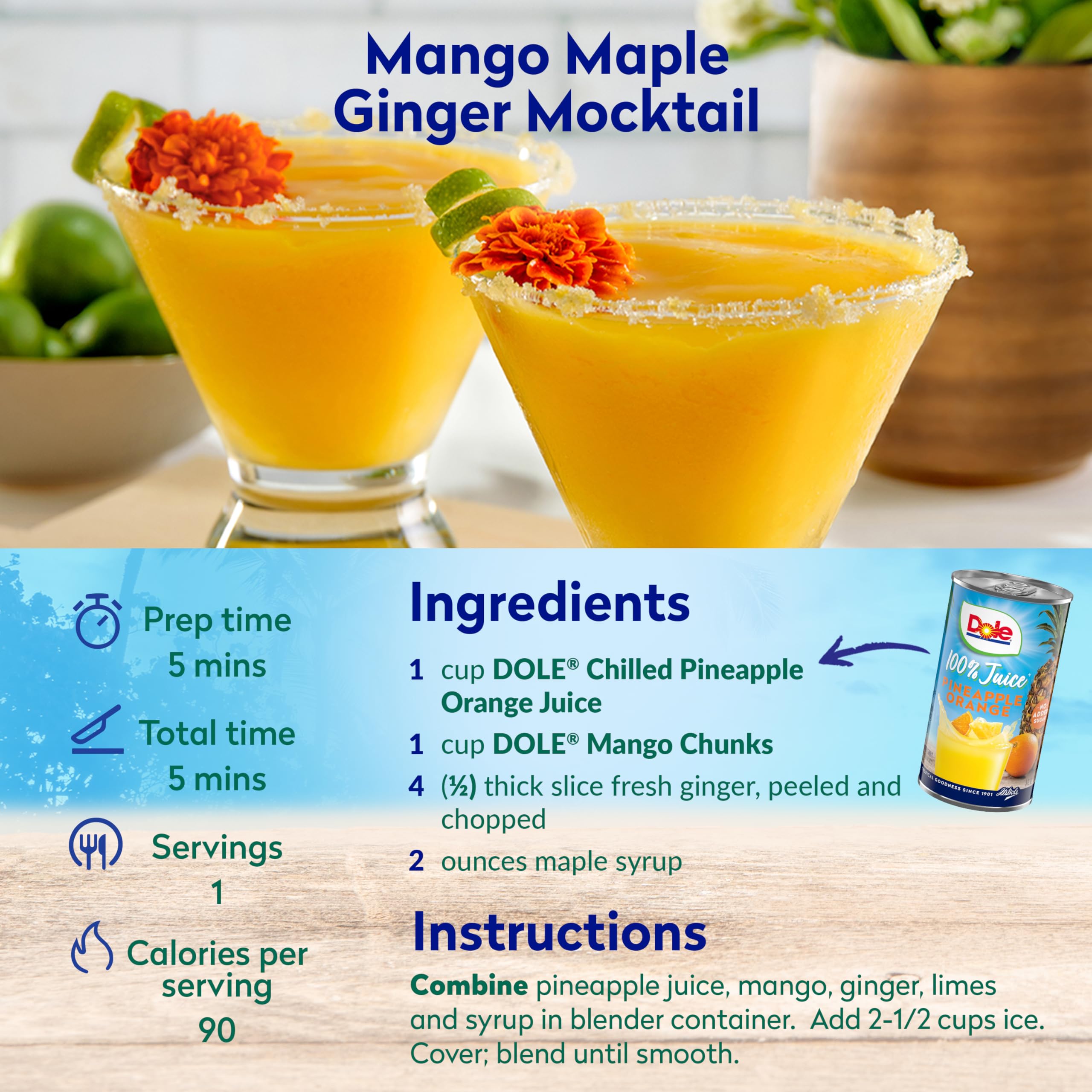 Dole Pineapple Orange Juice packaging on a grocery shelf for pantry stocking.