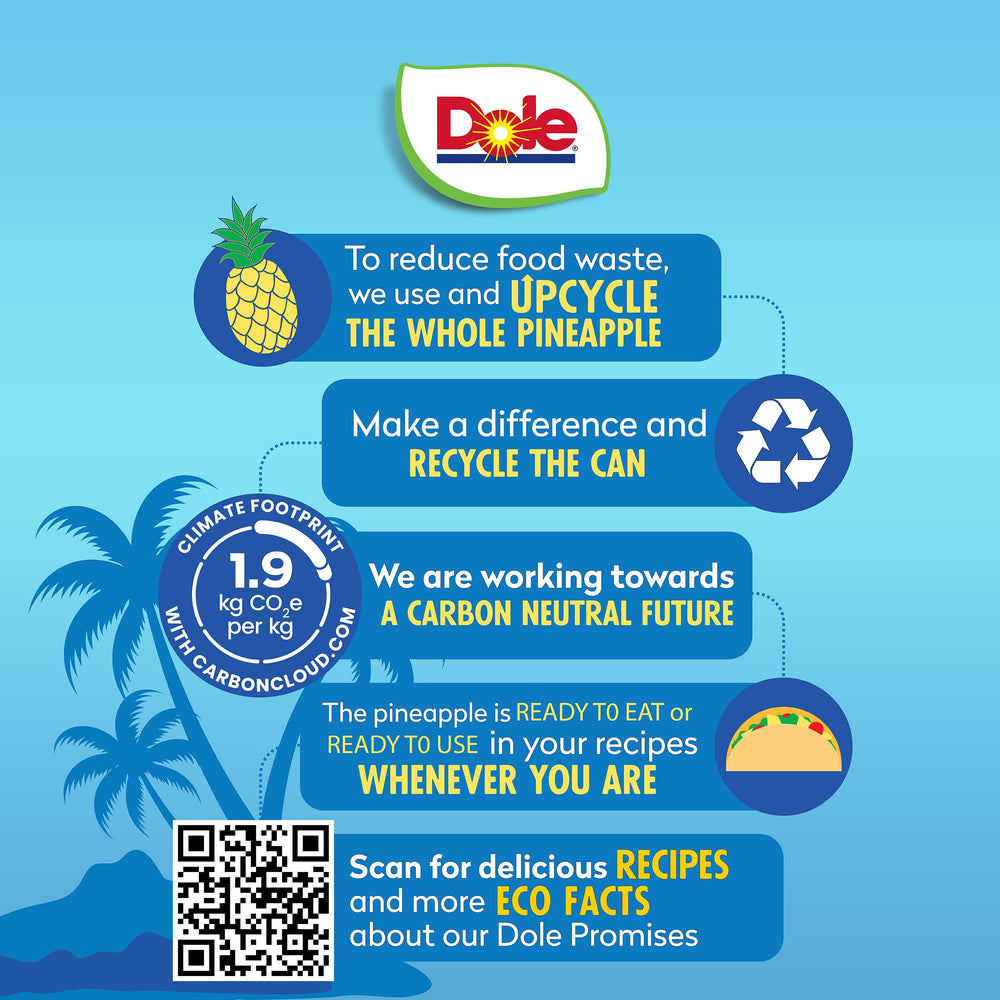 Dole pineapple snack idea plate shows versatile kitchen ingredient