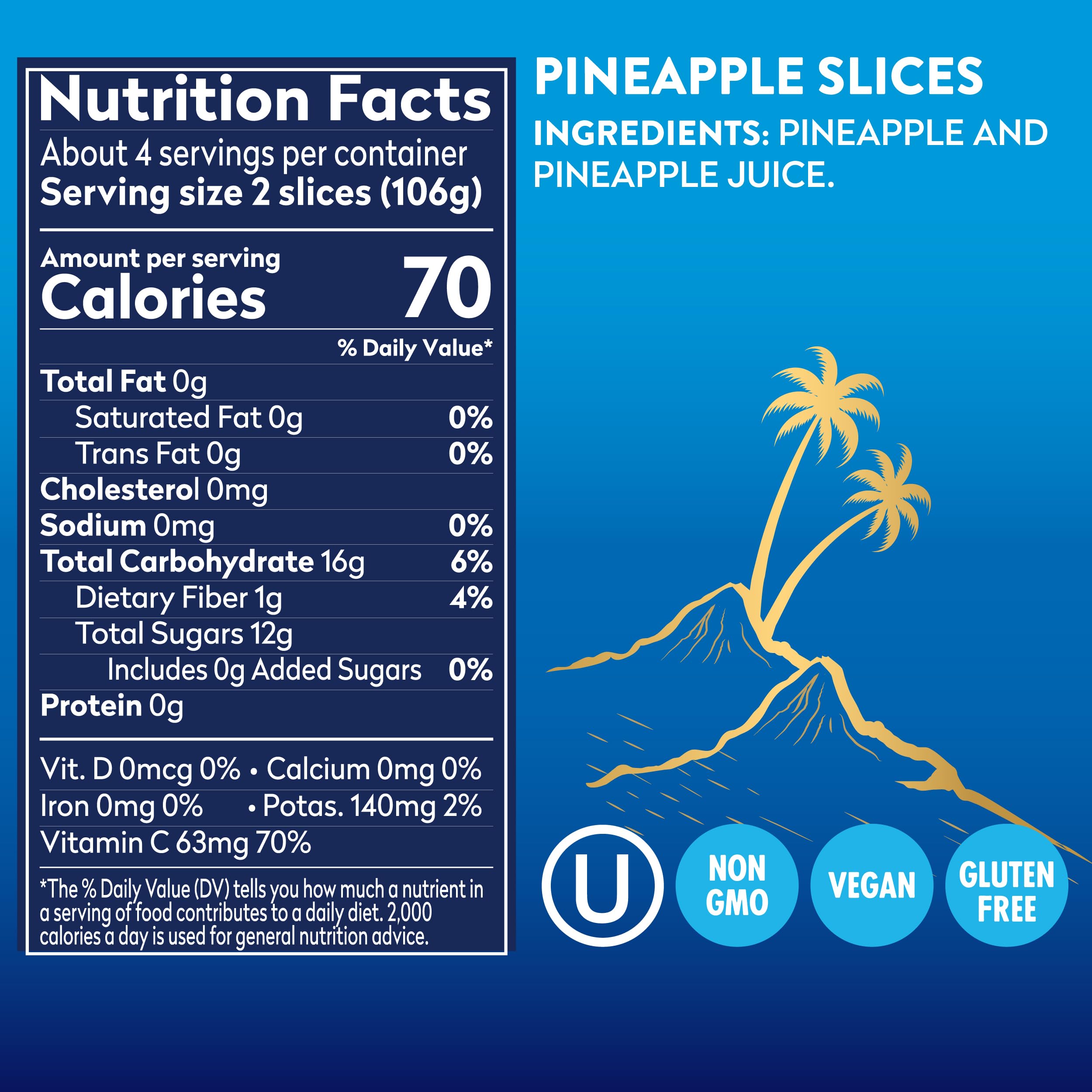 Dole Tropical Gold pineapple slices in juice inspire snack ideas and quick toppings.