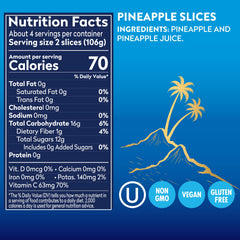 Dole Tropical Gold pineapple slices in juice inspire snack ideas and quick toppings.