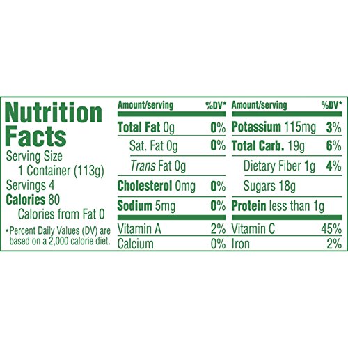 DOLE vitamin C rich cherry fruit cups for daily snacking