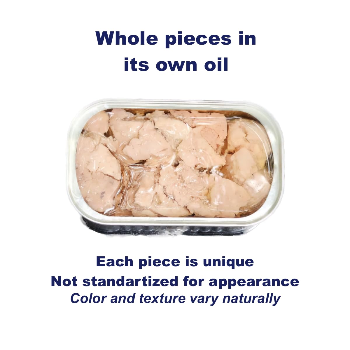 Natural texture varies between cans of DOMA cod liver