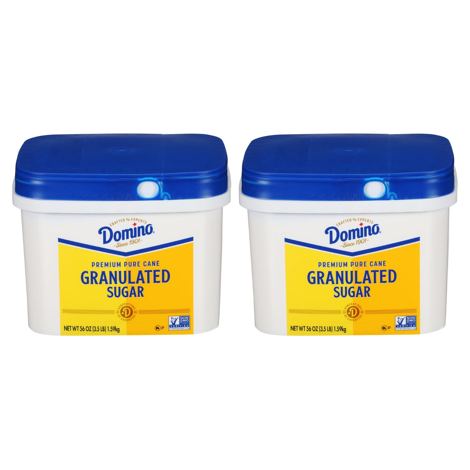 Domino easy-baking-tub-3-5lb-open for effortless scooping in cookies and frostings.