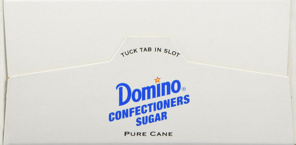 Domino fruits with a subtle confectioners sugar dusting for presentation.