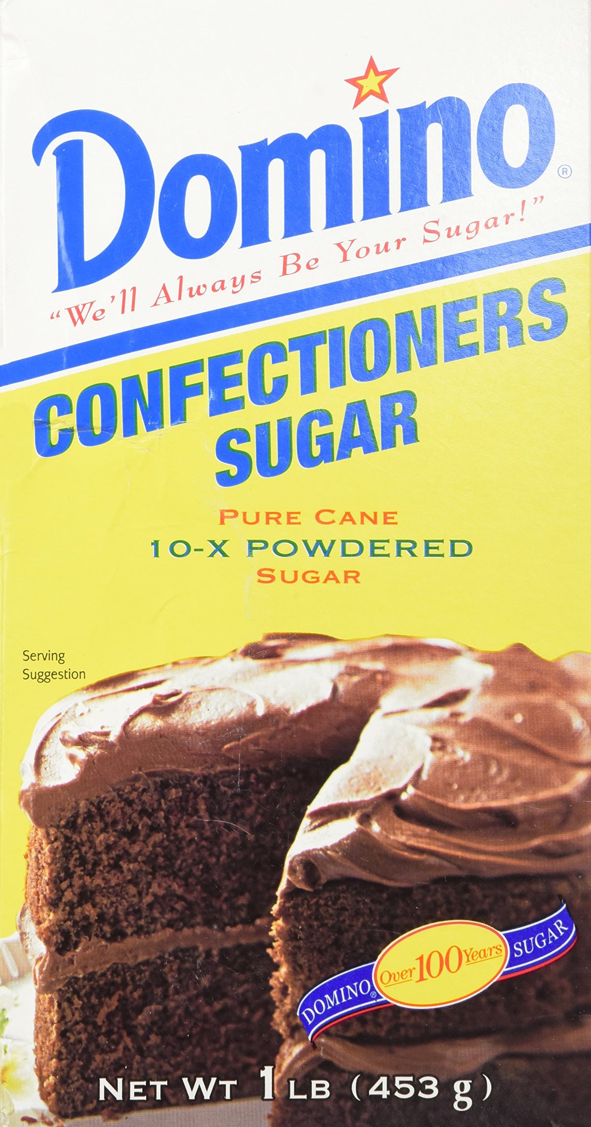 Domino 1lb pack of pure cane confectioners sugar for silky frostings.
