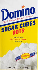 Domino Sugar 1lb teaspoon measure shows precise sweetness for beverages.