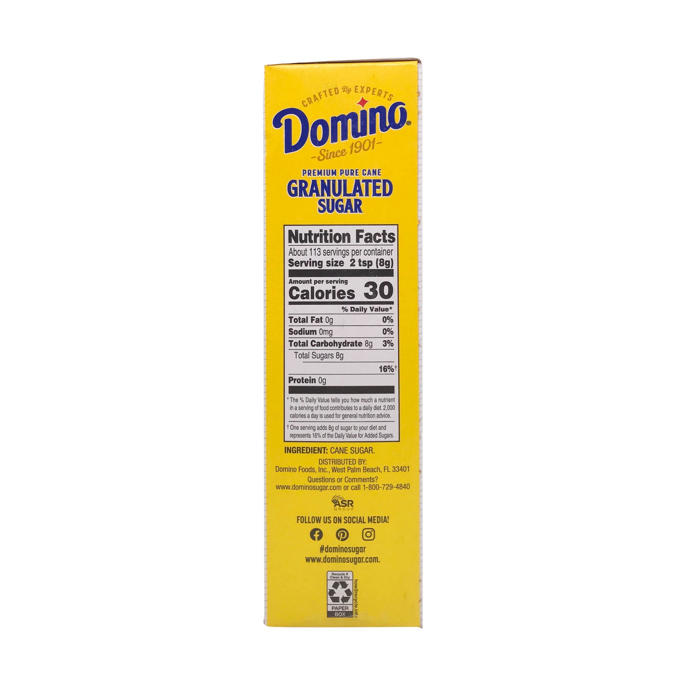 Domino Cane Sugar granules ideal for baking and topping