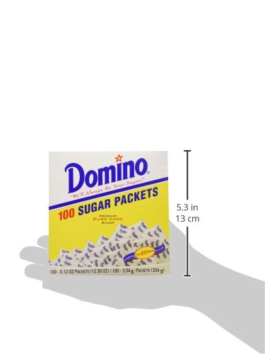Domino sugar packets with kosher-certified label for trusted kitchen use.