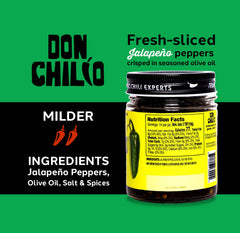 Don Chilio Mild Jalapeño Chile Crisp on tacos for extra kick.