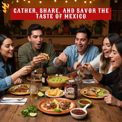 Don Emilio Hot Chili Salsa Macha tacos dipping highlights versatile chili crunch.