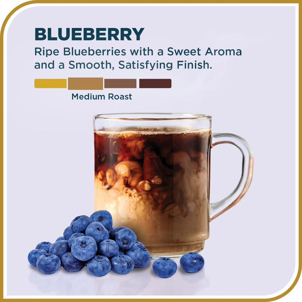Don Francisco's blueberry aroma bursts signaling fruity flavor.