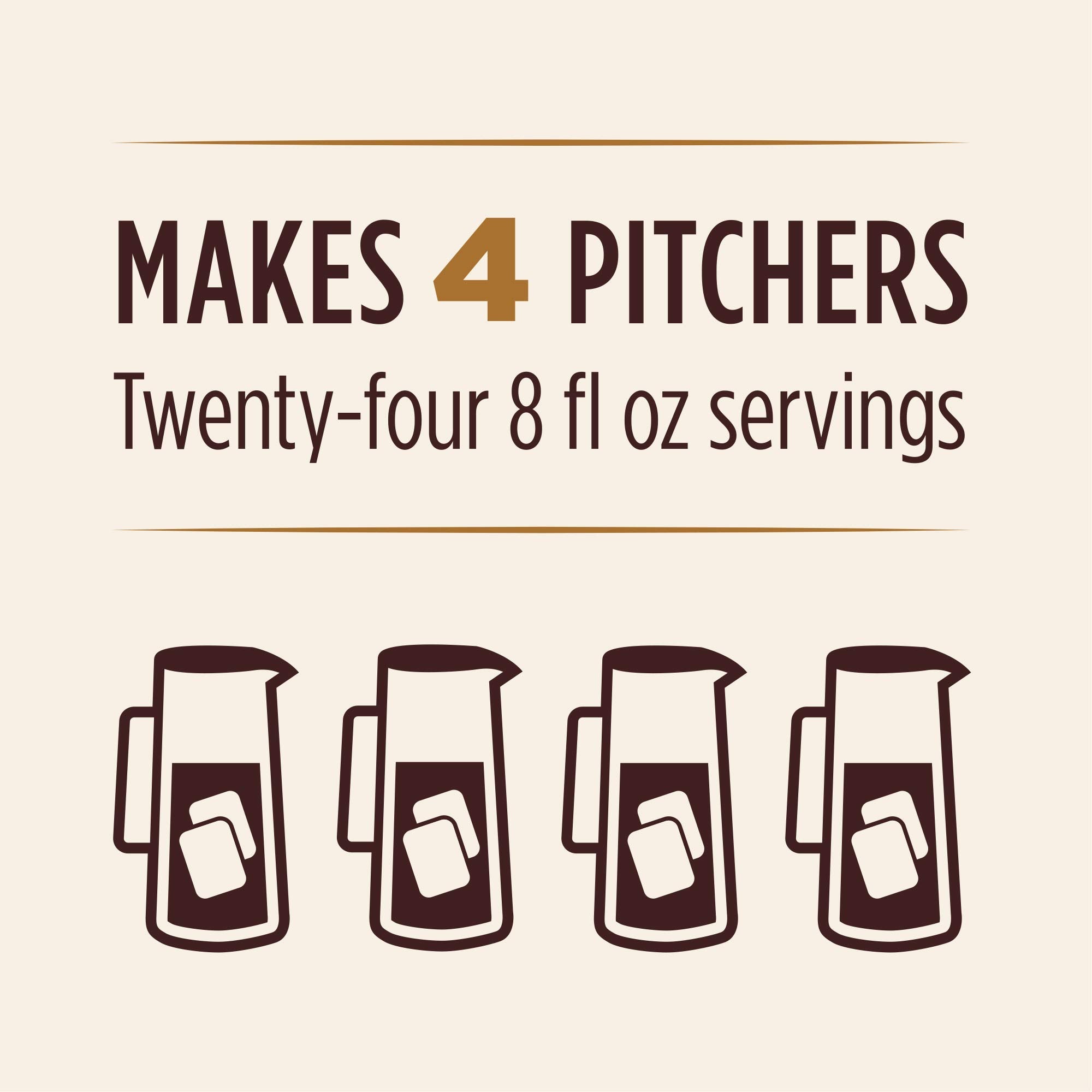 Don Francisco's Cold Brew Pitcher Packs steeping to brew smooth flavor