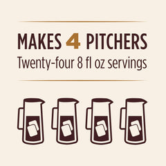 Don Francisco's Cold Brew Pitcher Packs steeping to brew smooth flavor