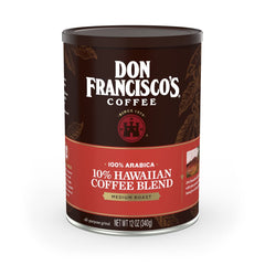 Don Francisco's Hawaiian Blend can preserves freshness in recyclable packaging.