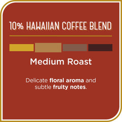Don Francisco's Hawaiian Blend on the counter ready for a morning brew.