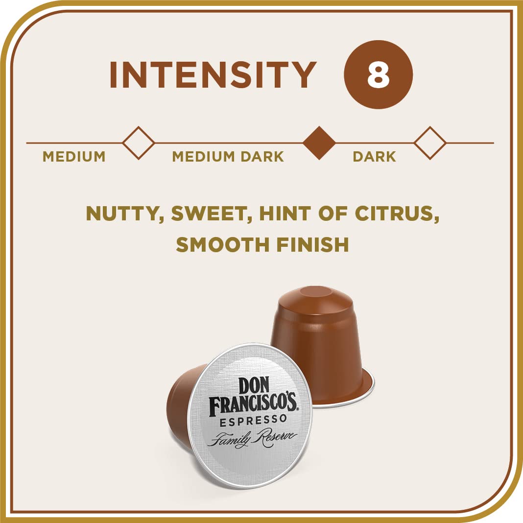 Don Francisco's Old Havana uses 100% Arabica beans for smooth aroma.