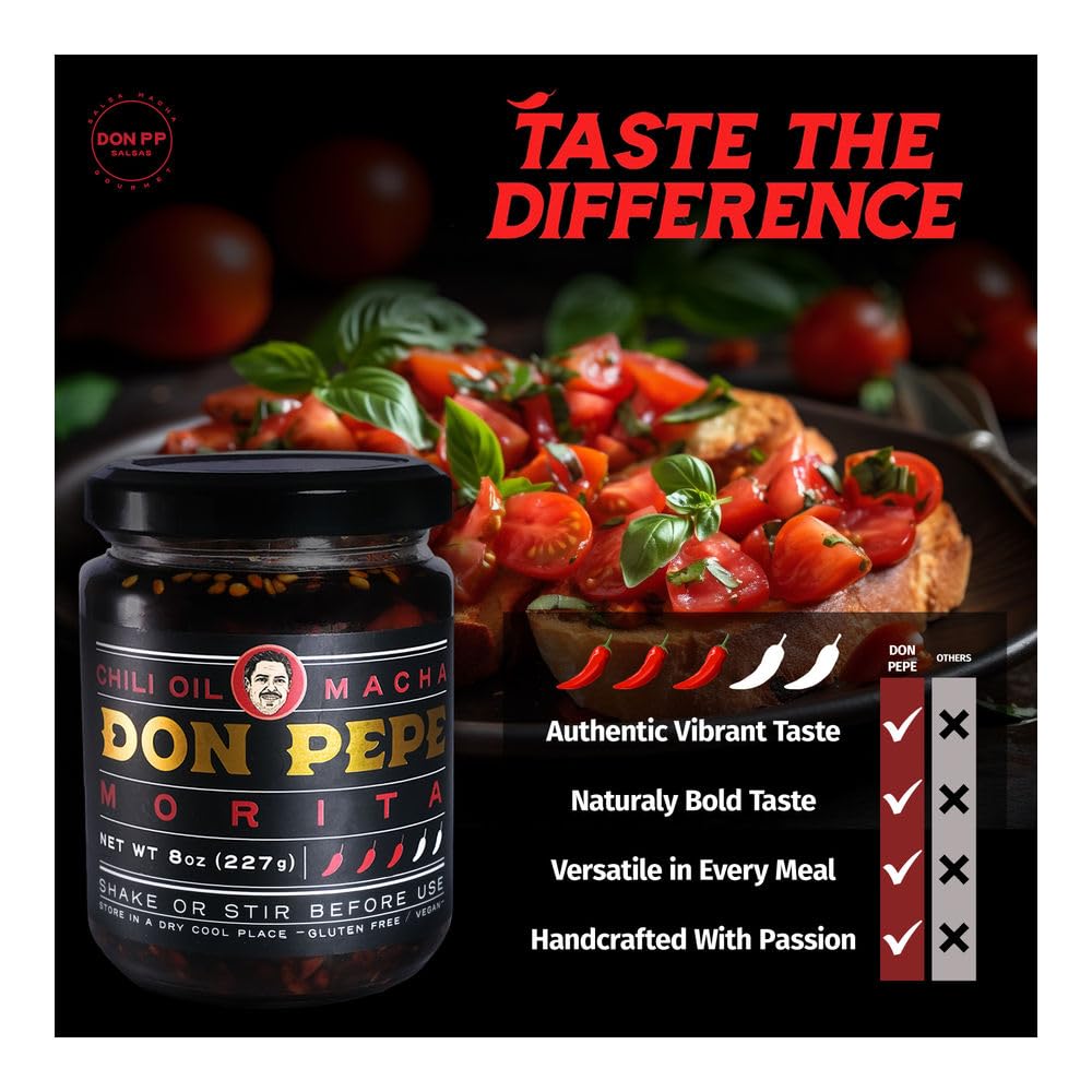 Dipping sauce style image suggests drizzle over chips or noodles for crispiness