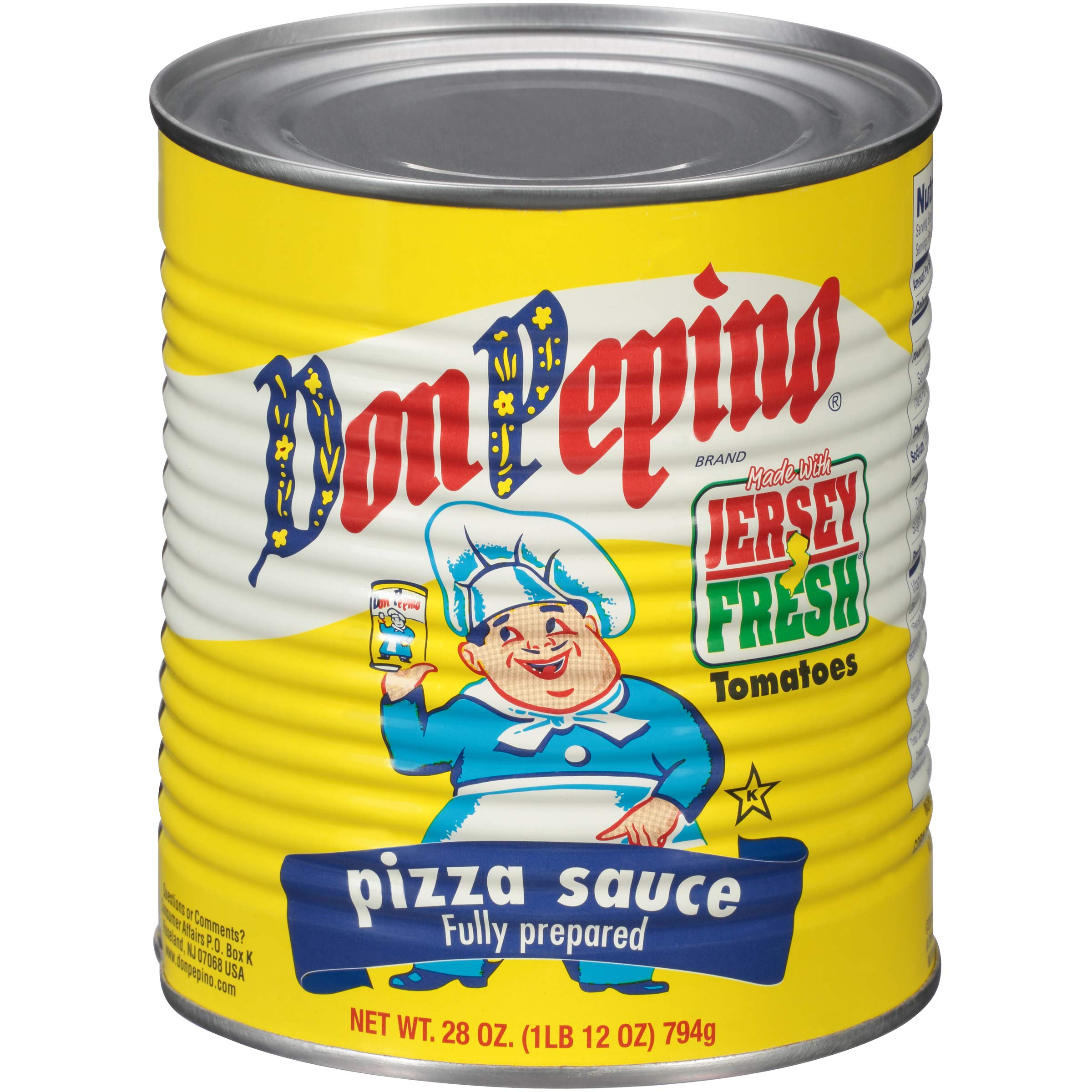 Don Pepino pizza sauce 28oz bottle ready to top fresh pizzas with rich tomato flavor