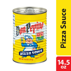 Don Pepino Pizza Sauce pizza-ready-slice with sauce spread on crust