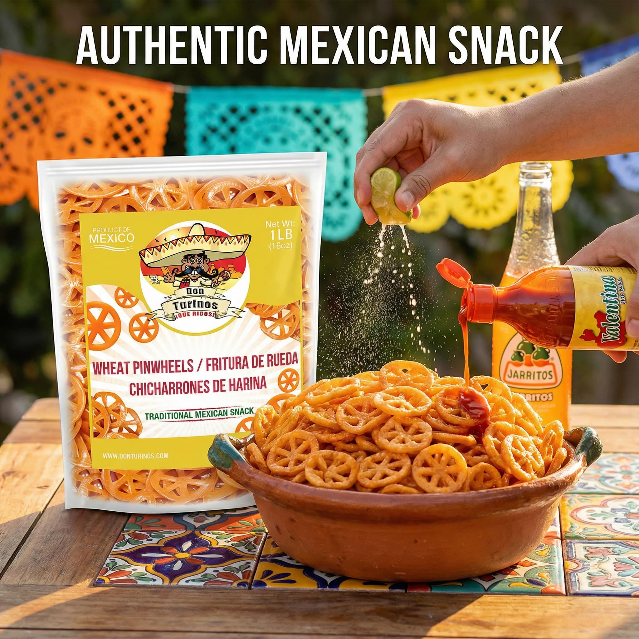 DON TURINOS Duritos lime chamoy flavor variant as a tangy topping idea